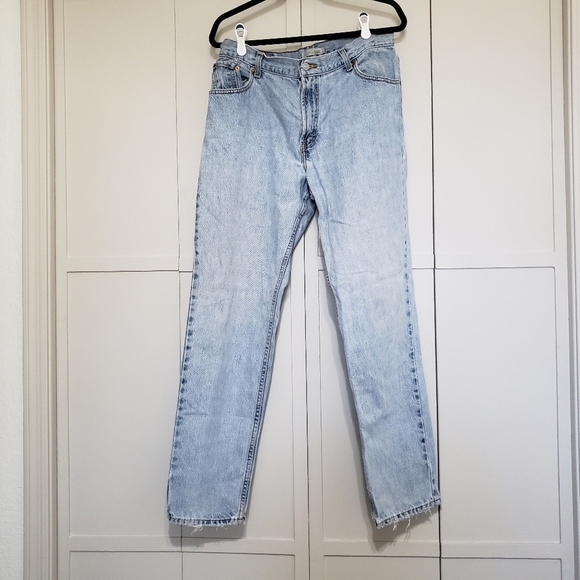 Vintage Levi's 505 Light Blue Denim Jeans 14L - Picture 7 of 10